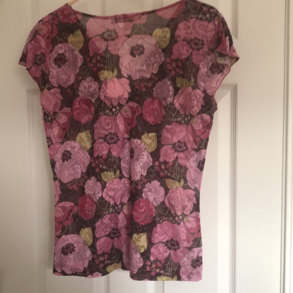 L Amore Couture Blouse in lovely floral design. Size L Cotton blend - Picture 4 of 11